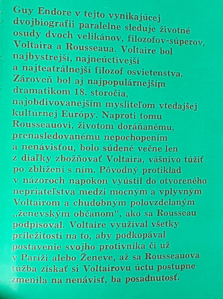 Voltaire! Voltaire! / Osudy slávnych