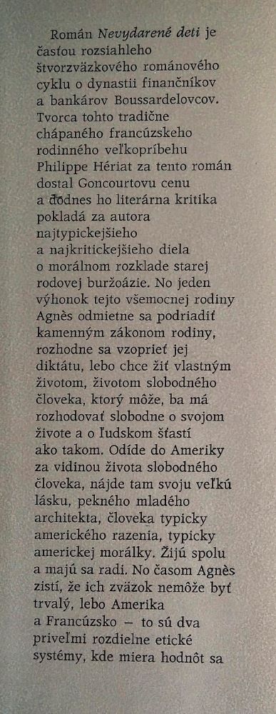 Nevydarené deti / Eva - edícia svetovej prózy o ženách pre ženy
