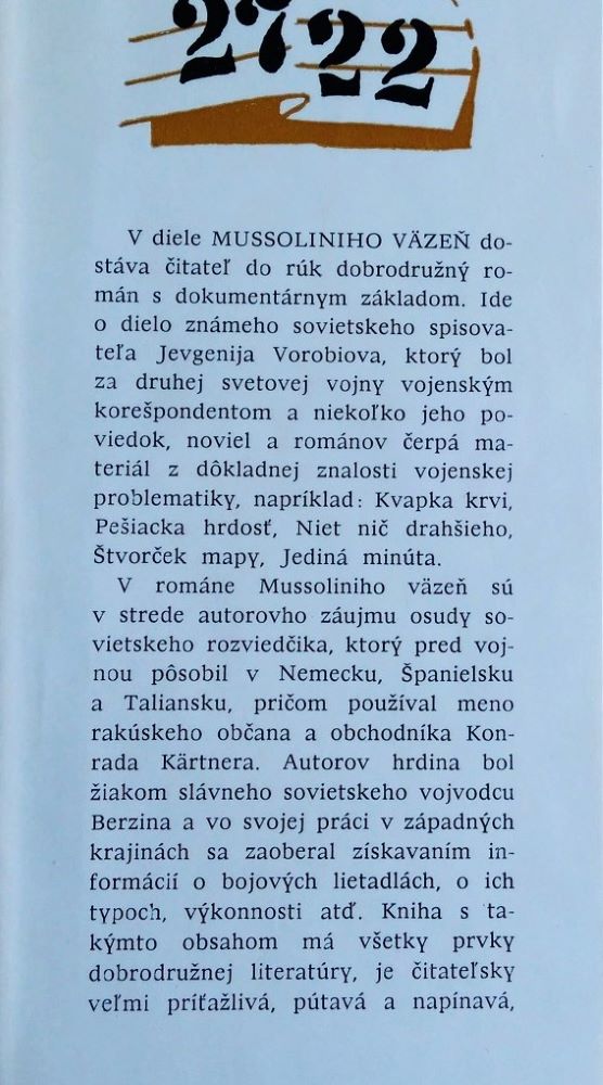 Mussoliniho väzeň