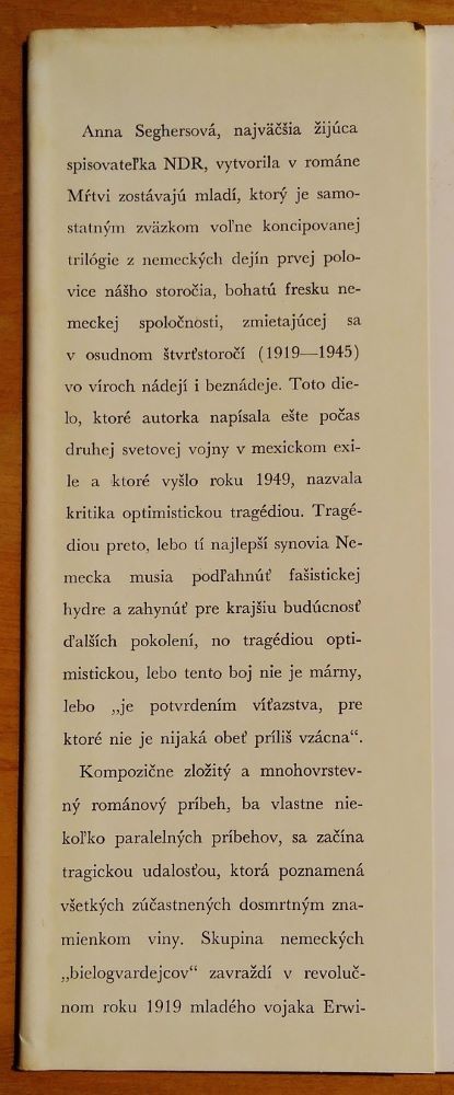 Mŕtvi zostávajú mladí