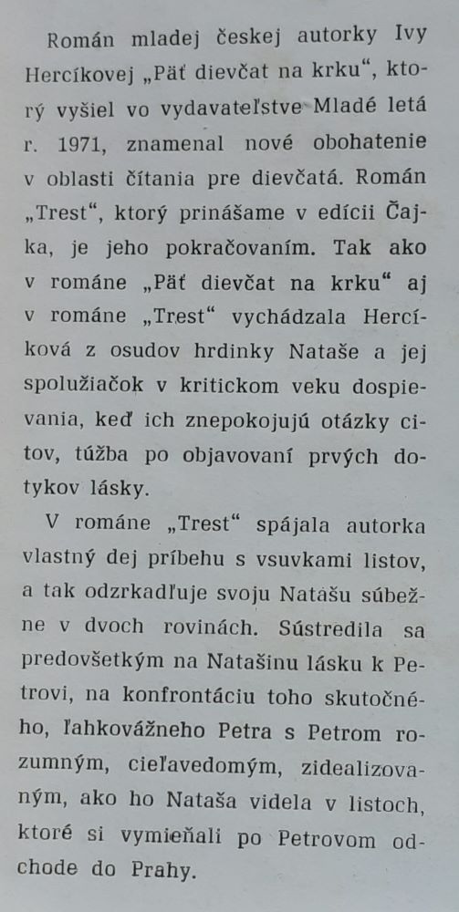 Trest / Edícia Čajka