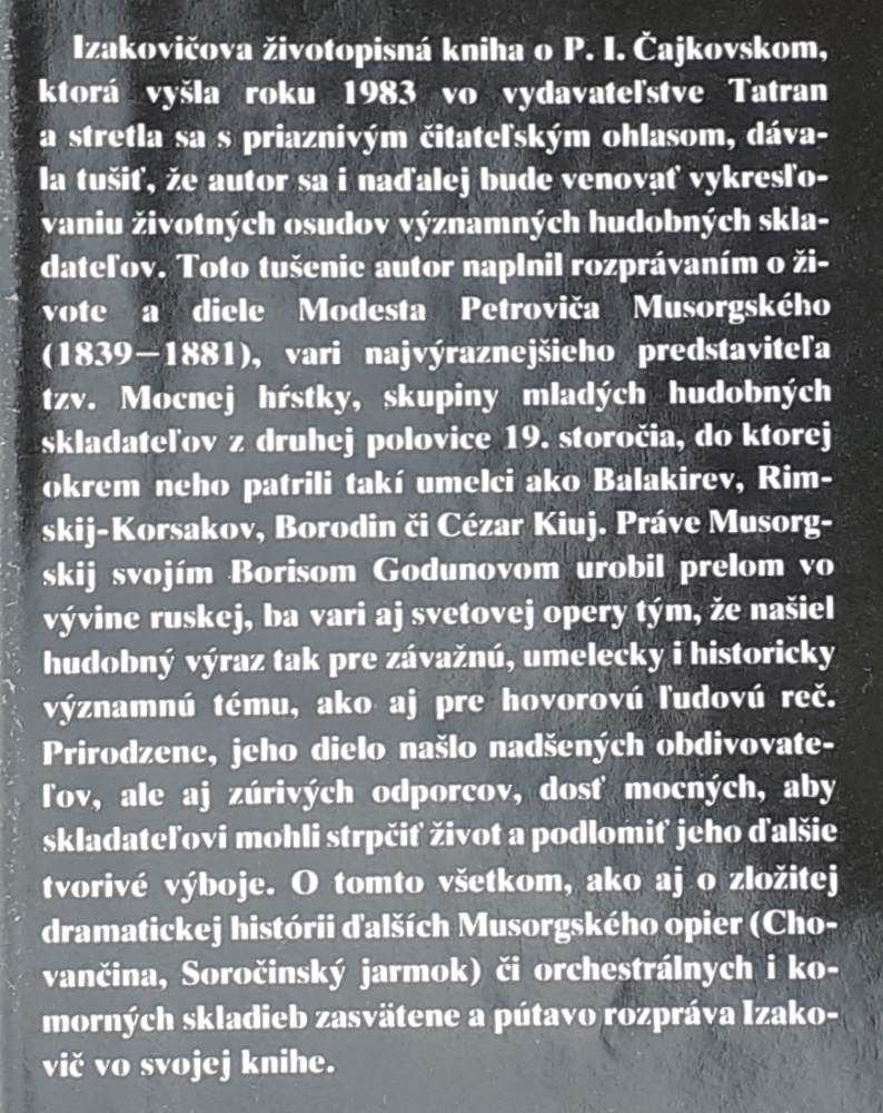 Geniálny diletant - Musorgský