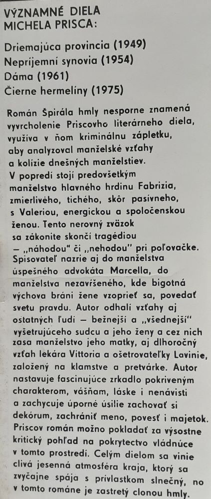 Špirála hmly / Edícia LUK / detektívka a manželstvo