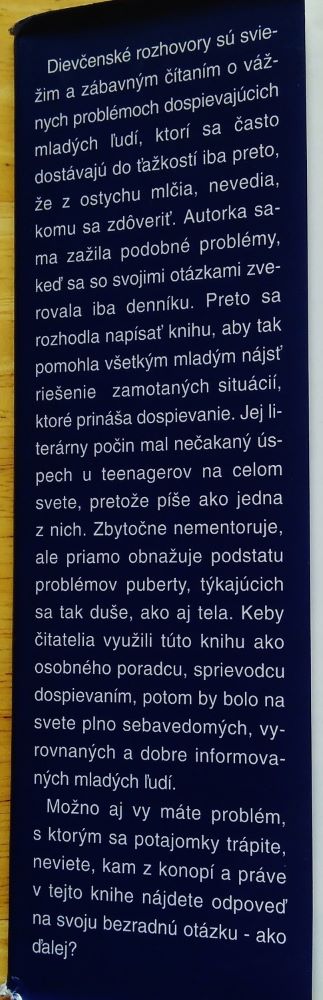 Dievčenské rozhovory na nové témy