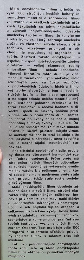 Malá encyklopédia filmu / Zahraničná tvorba