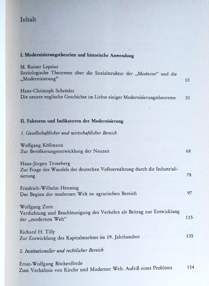 Studien zum Beginn der modernen Welt