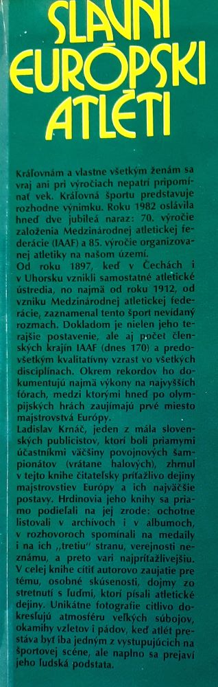 Slávni európski atléti / Z histórie majstrovstiev Európy v atletike