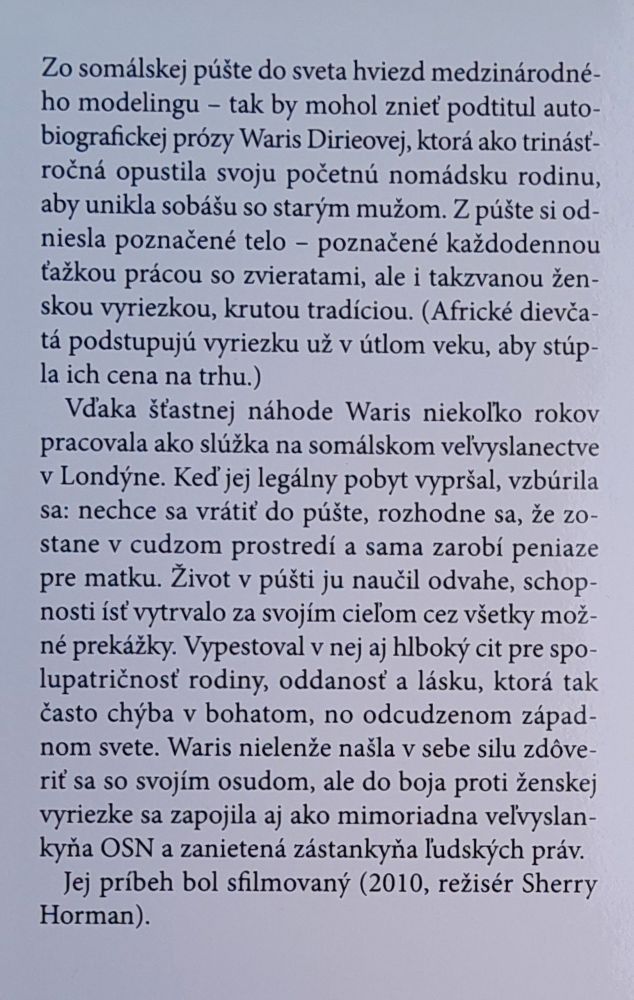 Púštny kvet - Neobyčajné kočovanie somálskej kočovnice.