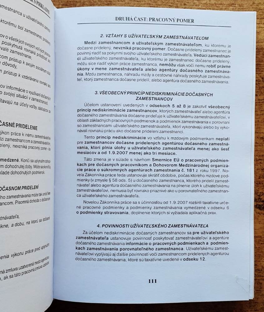 Novelizovaný zákonník práce