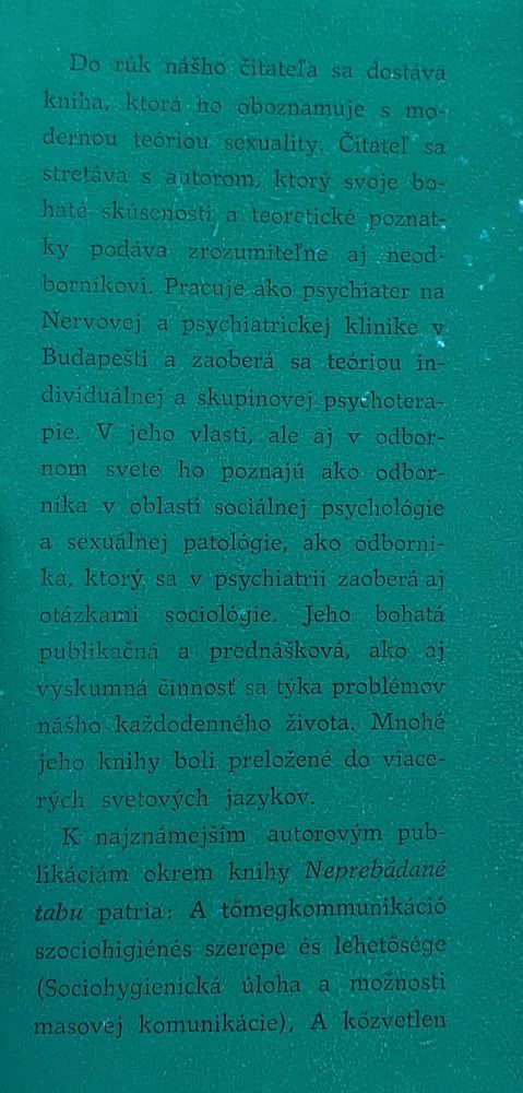 Neprebádané tabu / Edícia Križovatky