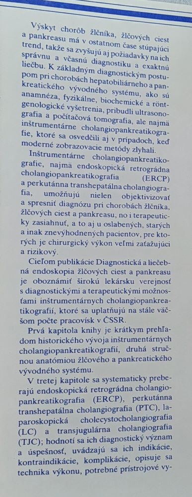 Diagnostická a liečebná endoskopia žlčových ciest a pankreasu / Pre postgraduálne štúdium lekárov a farmaceutov