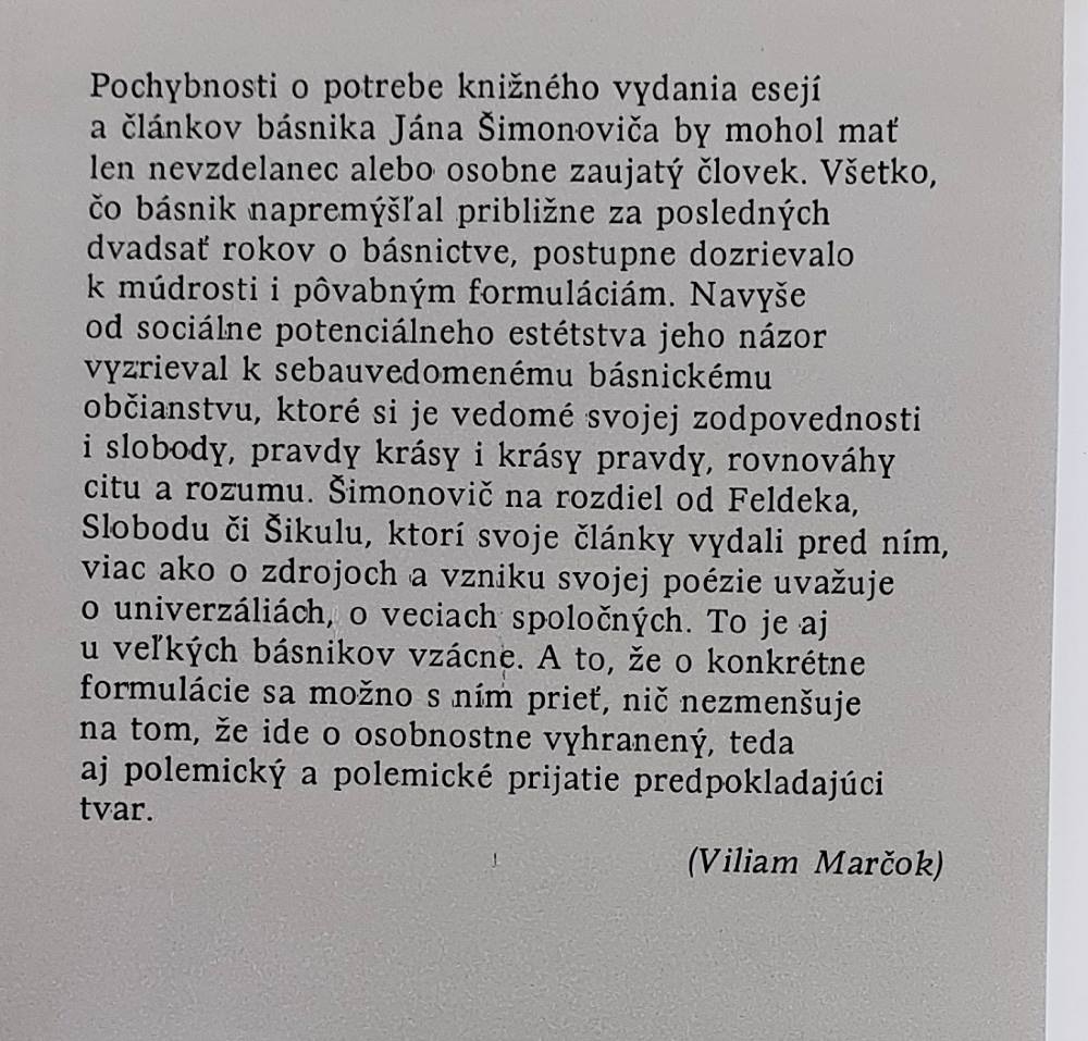Na margo básne