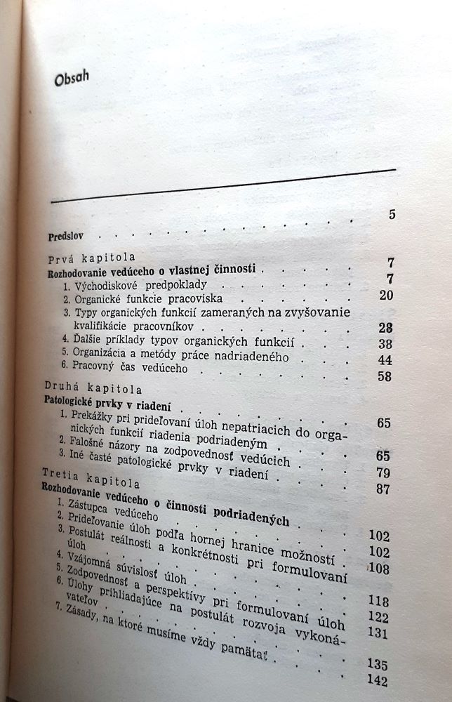 Nadriadený a podriadený vo svetle teórie organizácie