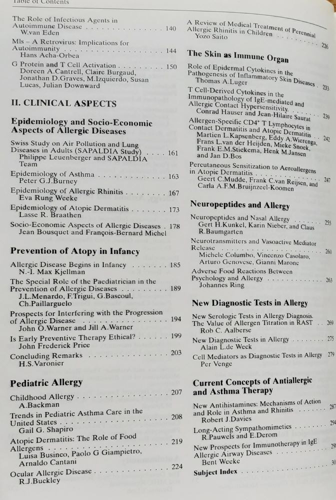 Highlights in Allergy and Clinical Immunology