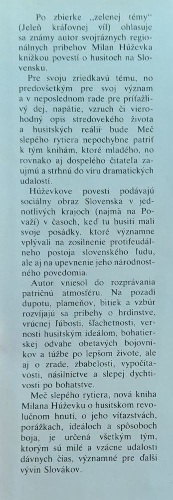 Meč slepého rytiera