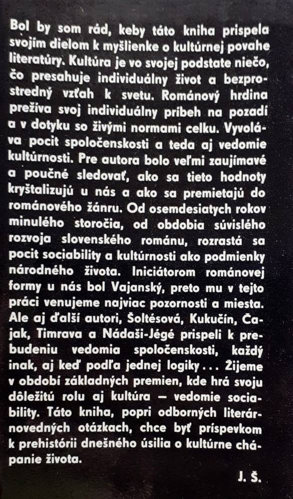 Esej o slovenskom románe / Edícia Okno