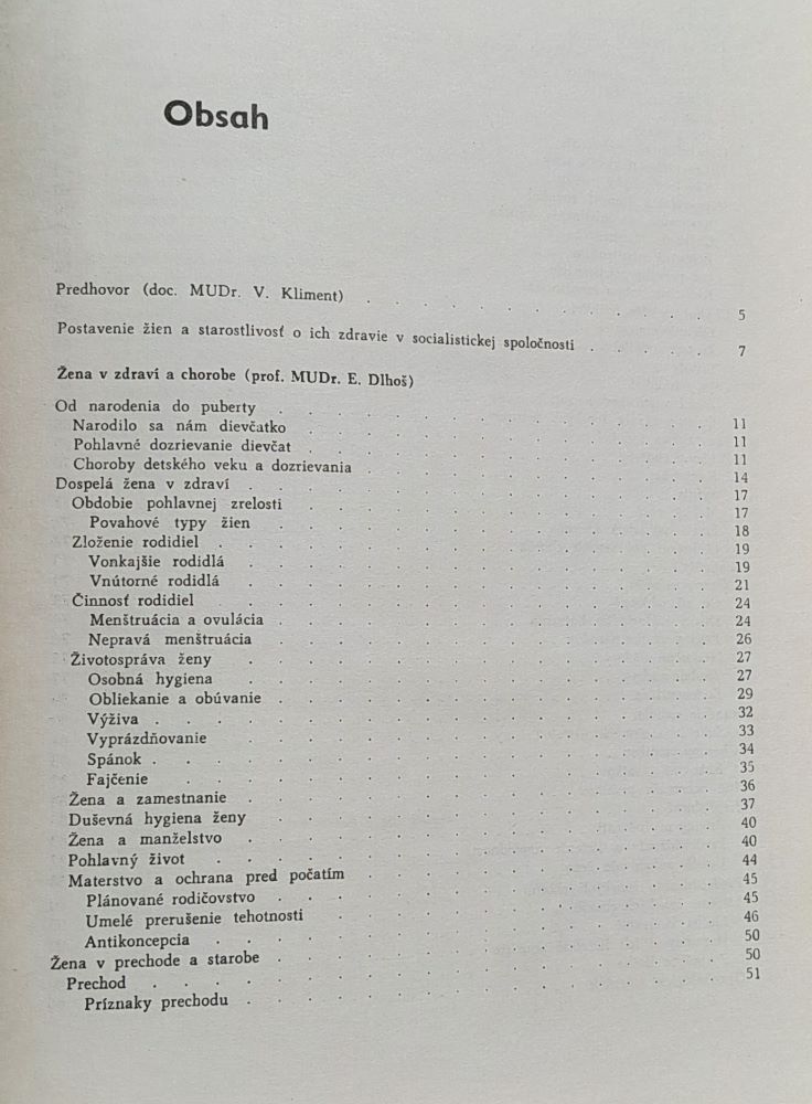 Žena v zdraví a chorobe