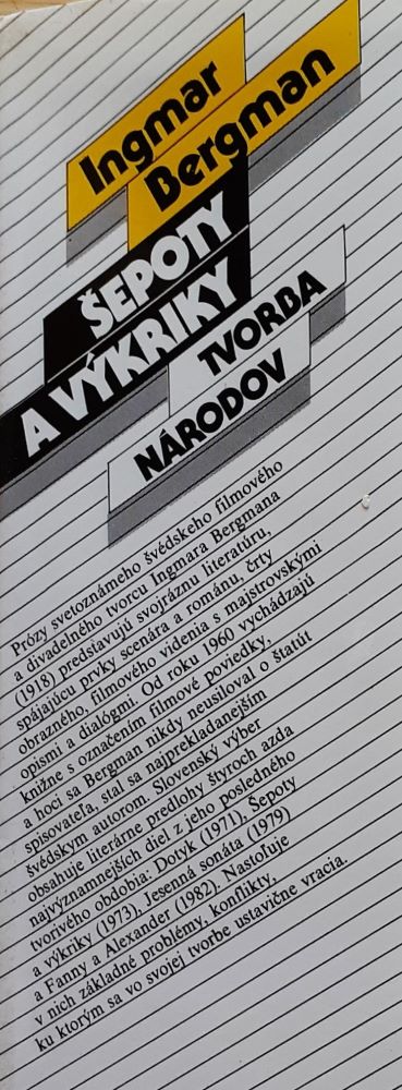 Šepoty a výkriky / Tvorba národov