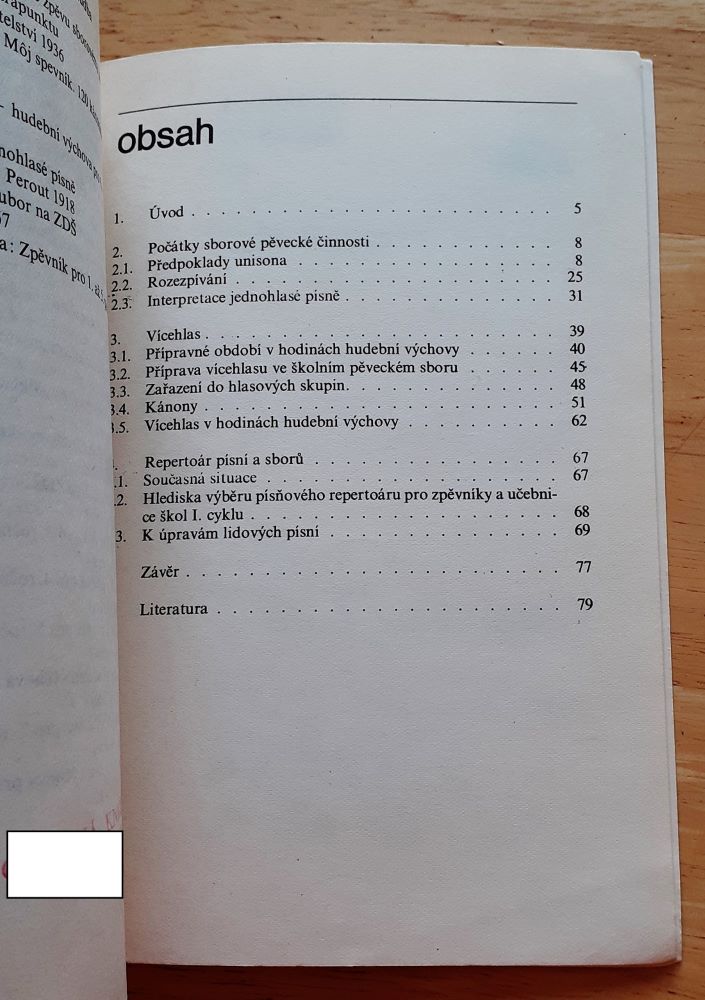 Comenium musicum / CM 15 / Sborový zpěv v hodinách hudební výchovy