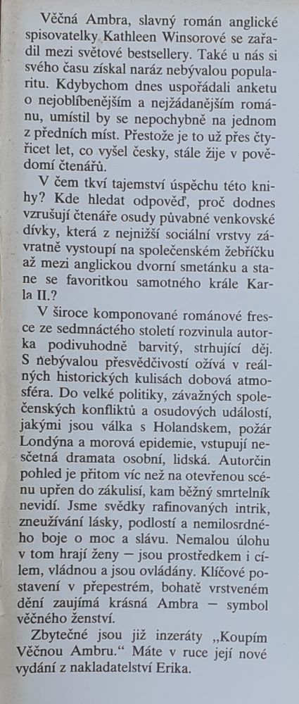 Věčná Ambra I. II. / Edice Modrá střecha