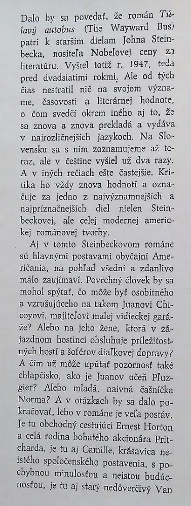 Túlavý autobus