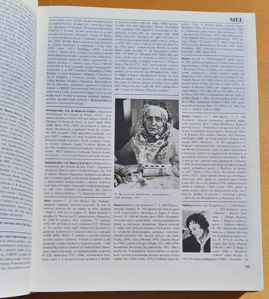 Encyklopédia dramatických umení Slovenska 2. / M-Ž