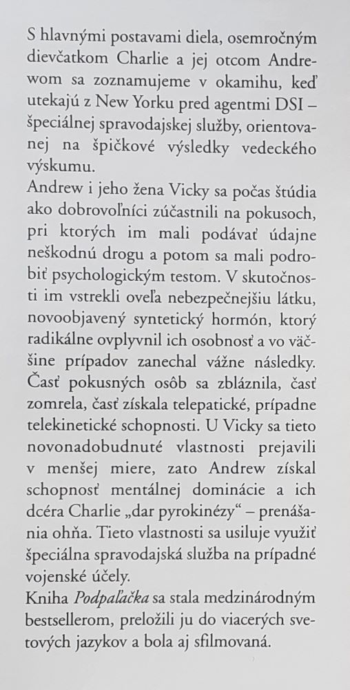 Podpaľačka / Stephen King
