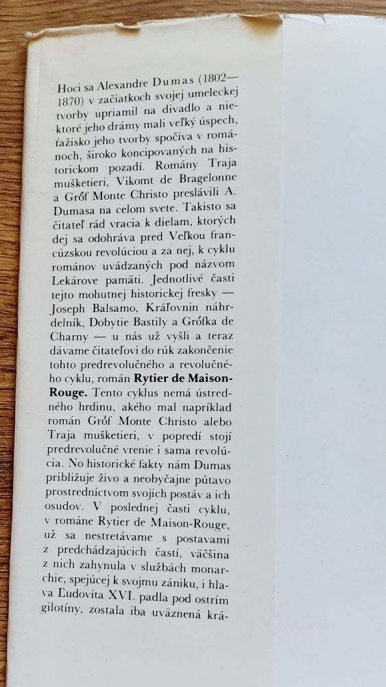Rytier de Maison Rouge (A. Dumas)