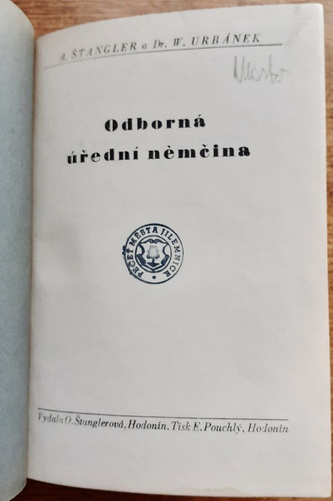 Odborná úřední němčina