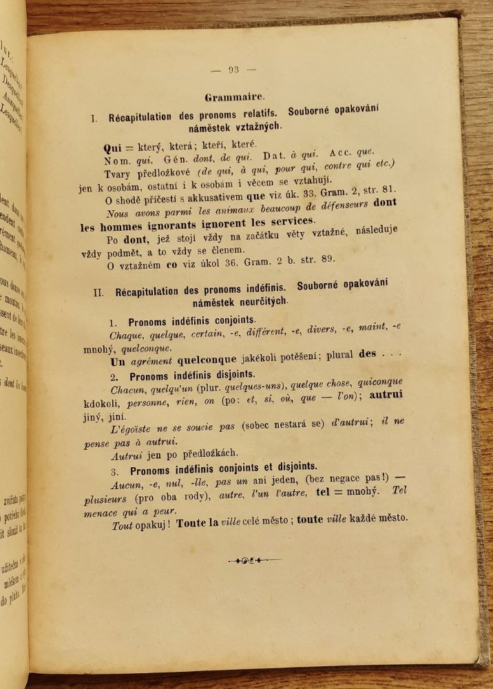 Učebnice a čítanka francouzská 1.