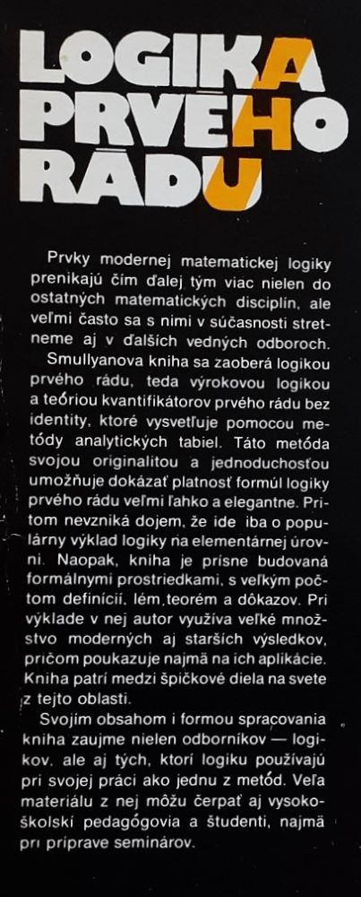 Logika prvého rádu