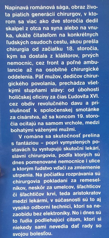 V službách skalpela