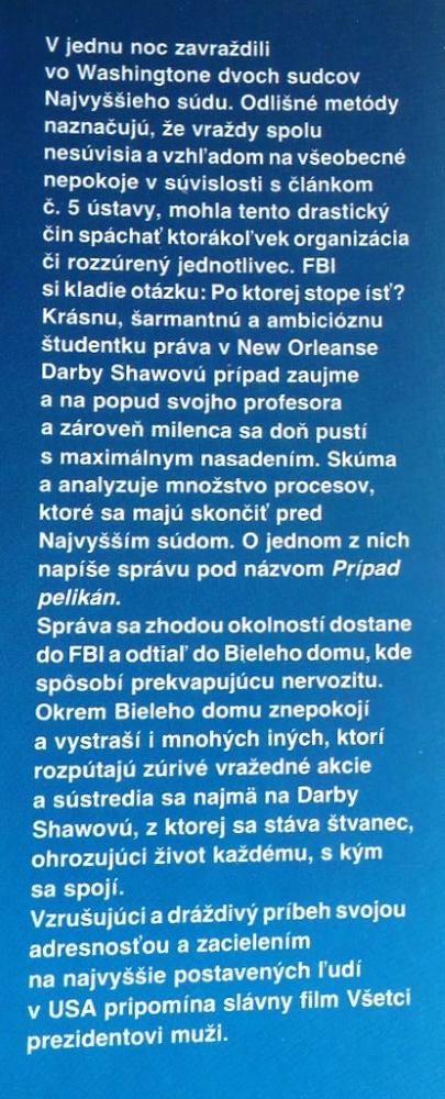 Prípad Pelikán / John Grisham