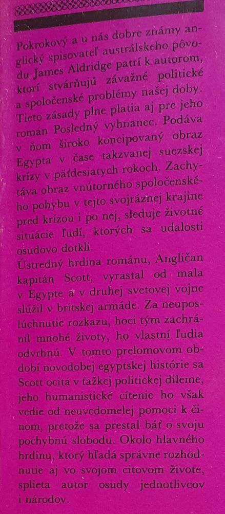 Posledný vyhnanec I. II.