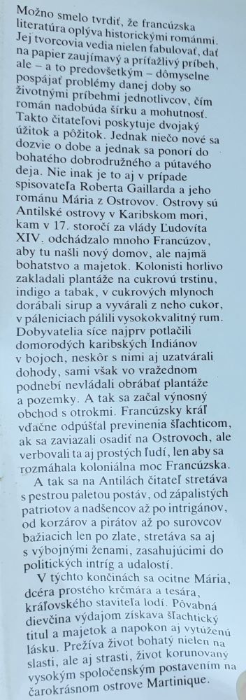 Mária z ostrovov 