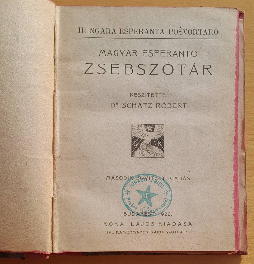 Magyar - esperanto zsebszótár
