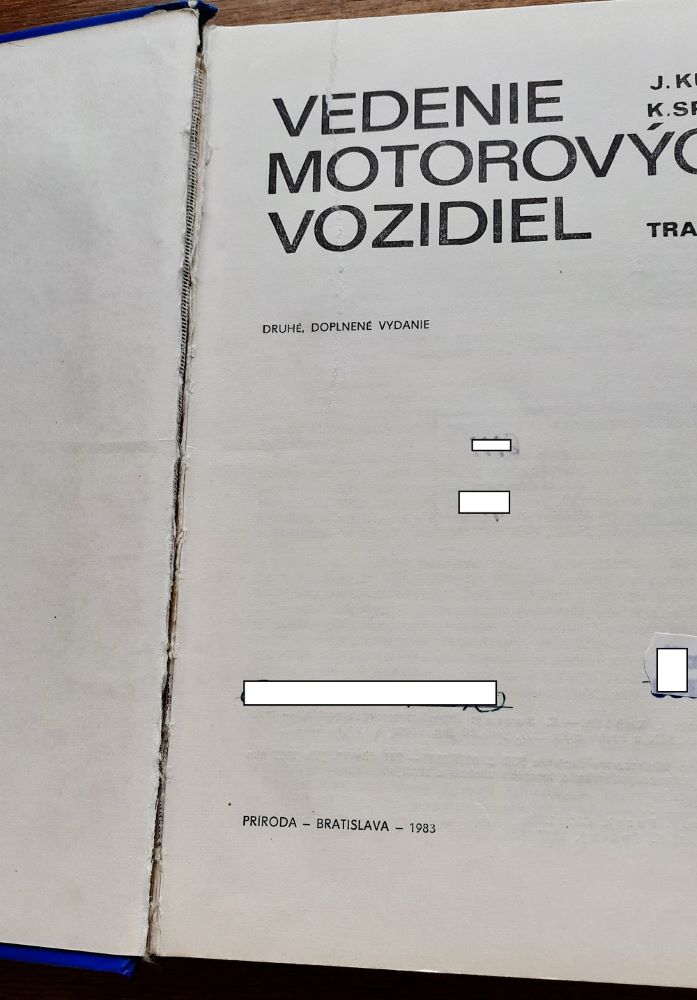 Vedenie motorových vozidiel / Traktory