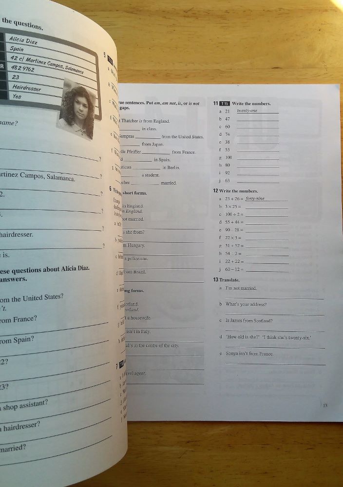 Headstart, Students book, Workbook, Beginner