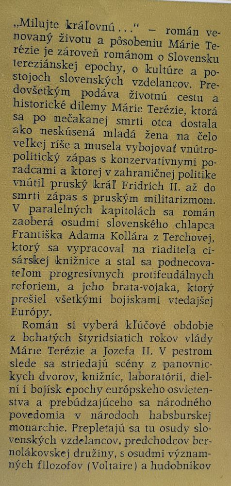 Milujte kráľovnú...