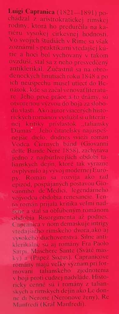 Vodca čiernych bánd / Historicky príbeh zo XVI. storočia