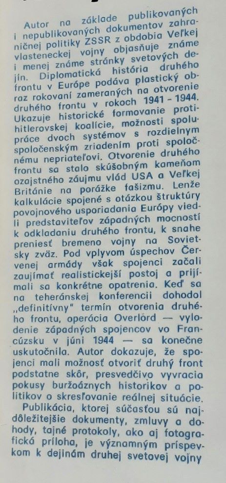 Diplomatická história druhého frontu v Európe