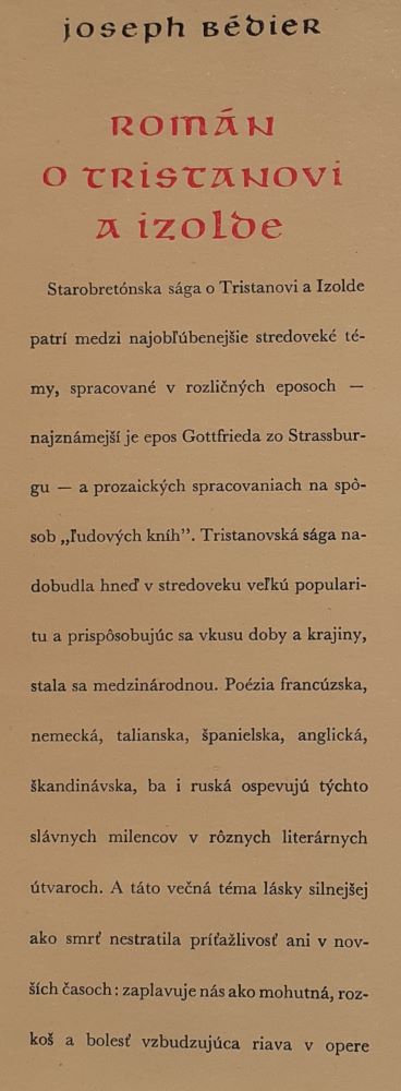 Román o Tristanovi a Izolde