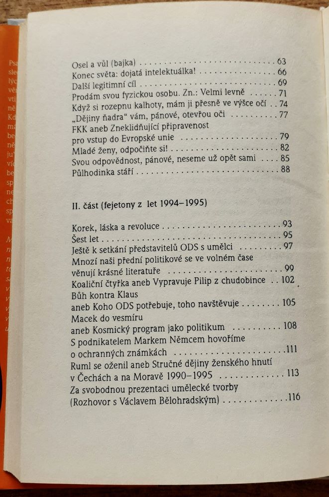 Švédské stoly aneb jací jsme