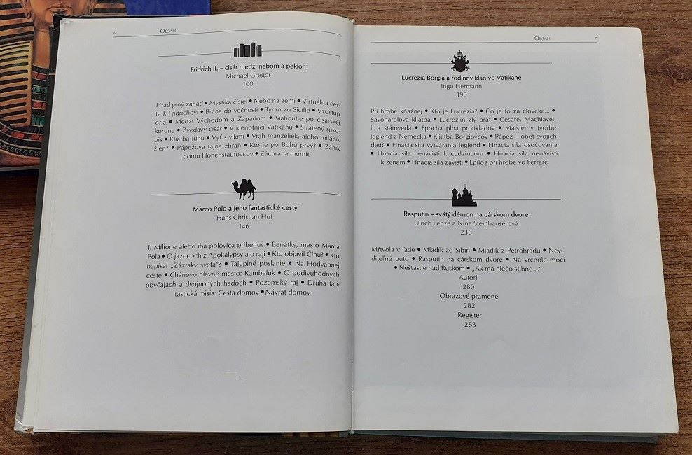 Sfinga 1. 2., Záhady histórie