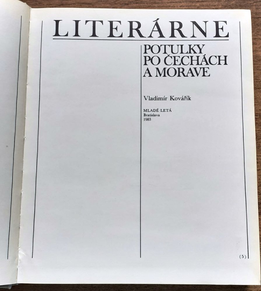 Literárne potulky po Čechách a Morave