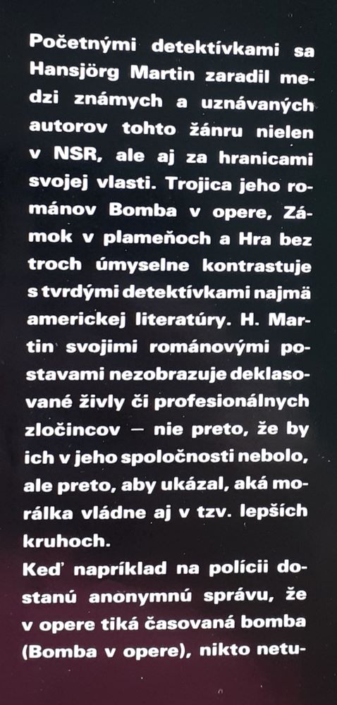 Bomba v opere / Zámok v plameňoch / Hra bez troch
