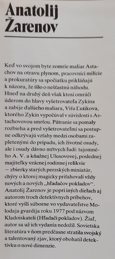 Rodinná relikvia / Labyrint / detektívka