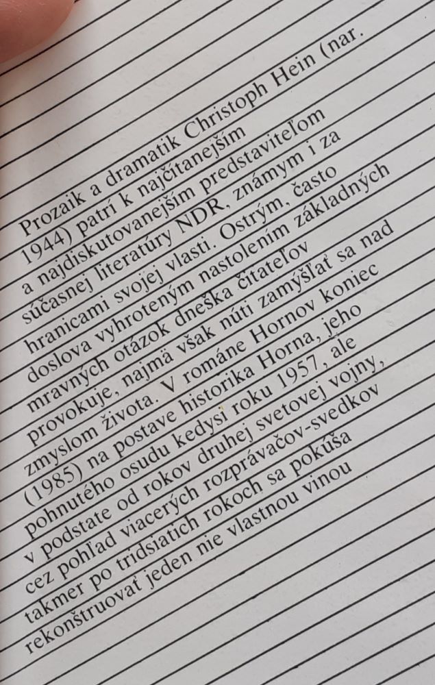 Hornov koniec / Tvorba národov