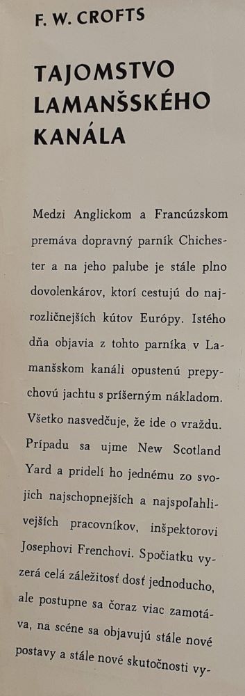 Tajomstvo Lamanšského kanála / Inšpektor French
