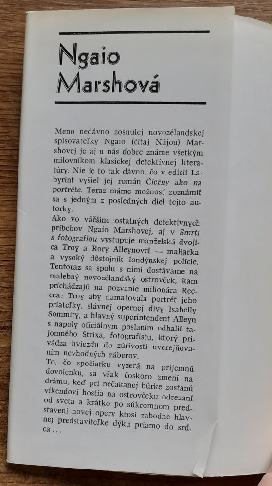 Smrť s fotografiou / Labyrint